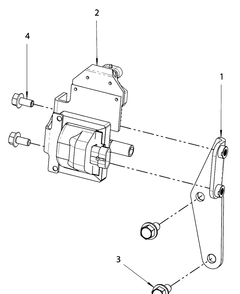 Engine Group - Ignition Coil Diagram and Parts List for 076355-03  Briggs and Stratton Generator
